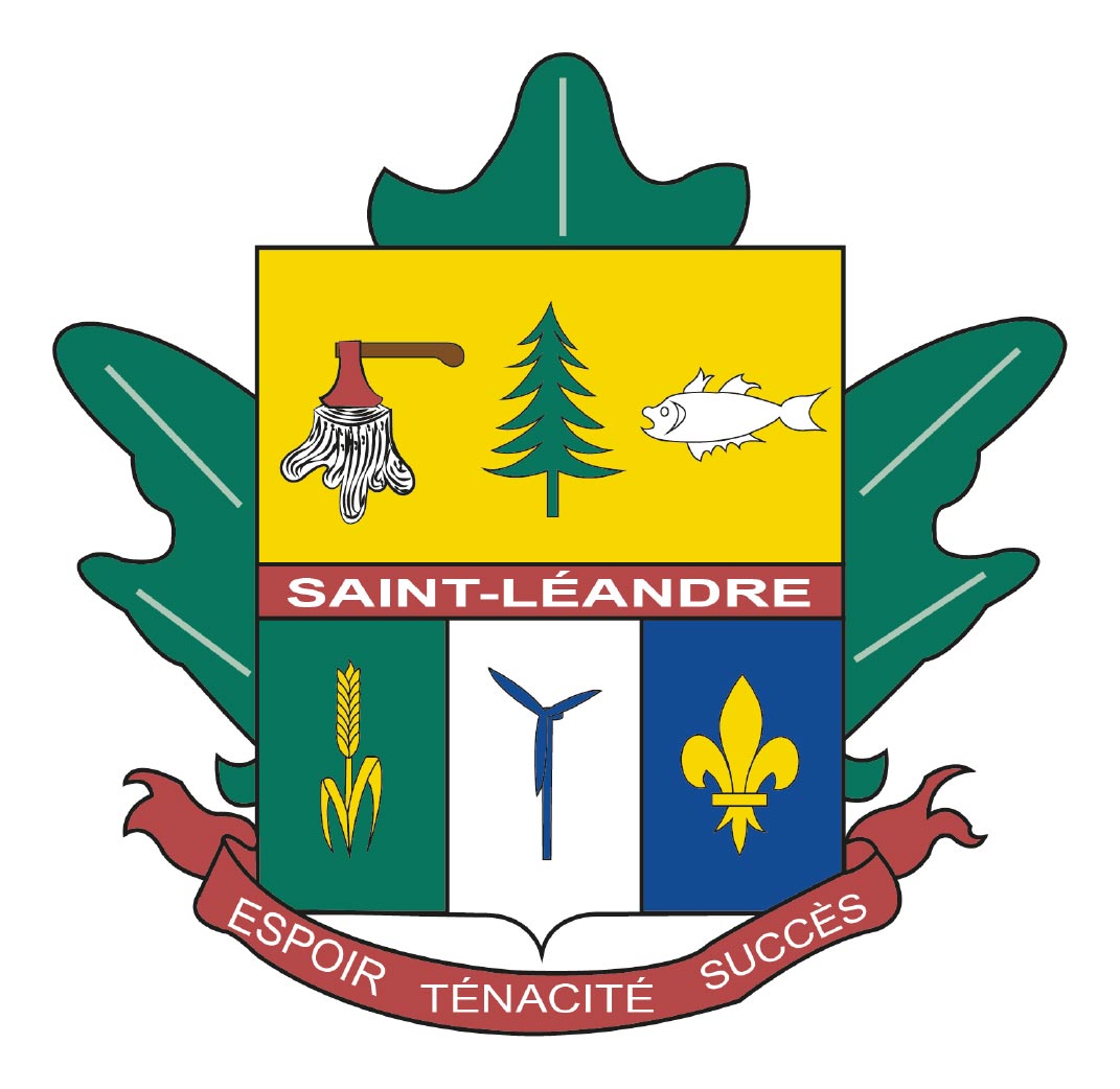 Armoiries de la municipalité de Saint-Léandre